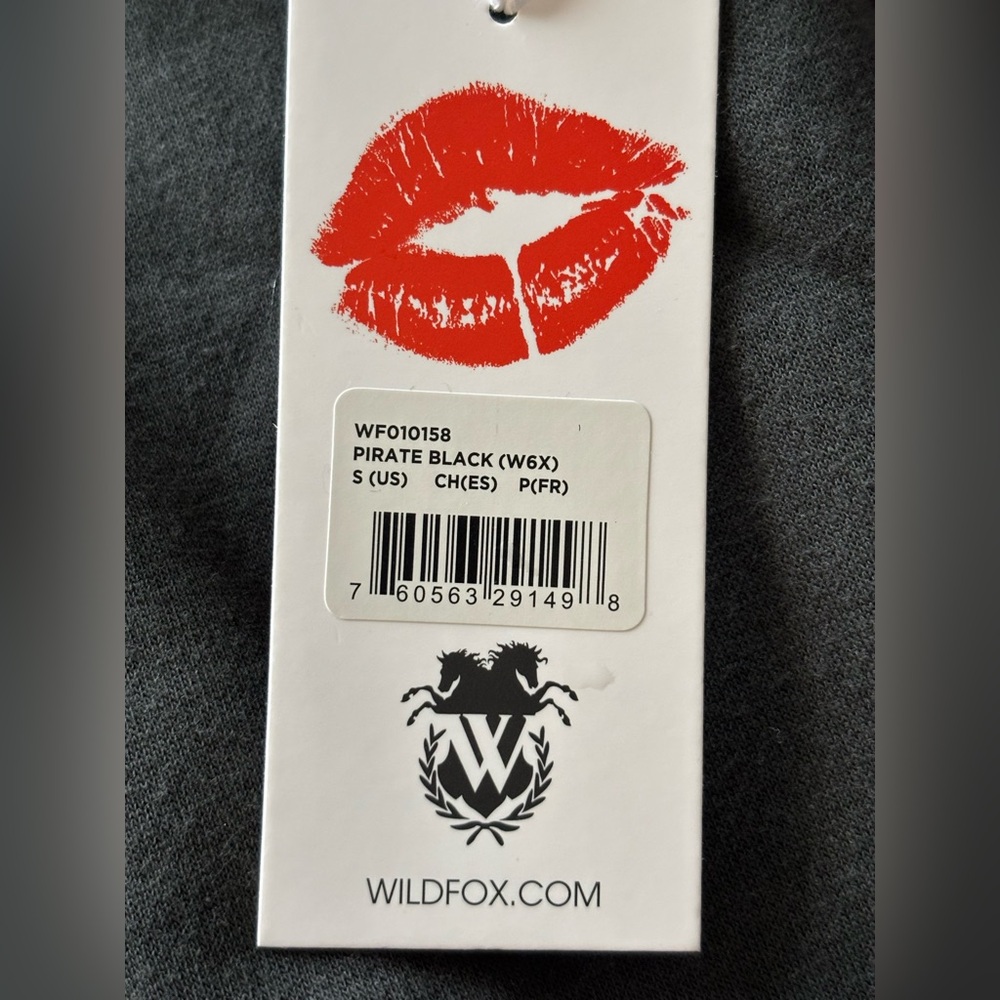 Wildfox Good Witch Blake Hoodie Pirate Black Size Small Spiders Halloween NEW - Picture 12 of 16